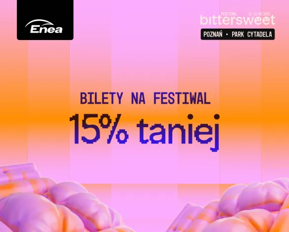 Bilety na festiwal Bittersweet 15% taniej